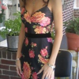 Floral evening dress